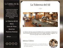 Tablet Screenshot of latabernadelsil.com